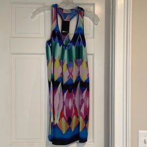 Alice & Trixie multi color silk dress XS